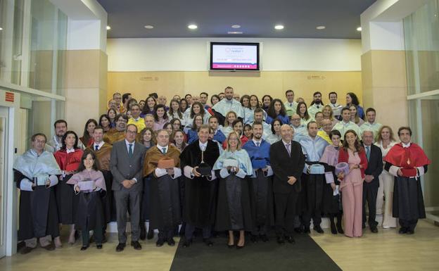 Foto de familia del acto de apertura del curso 2017/2018.