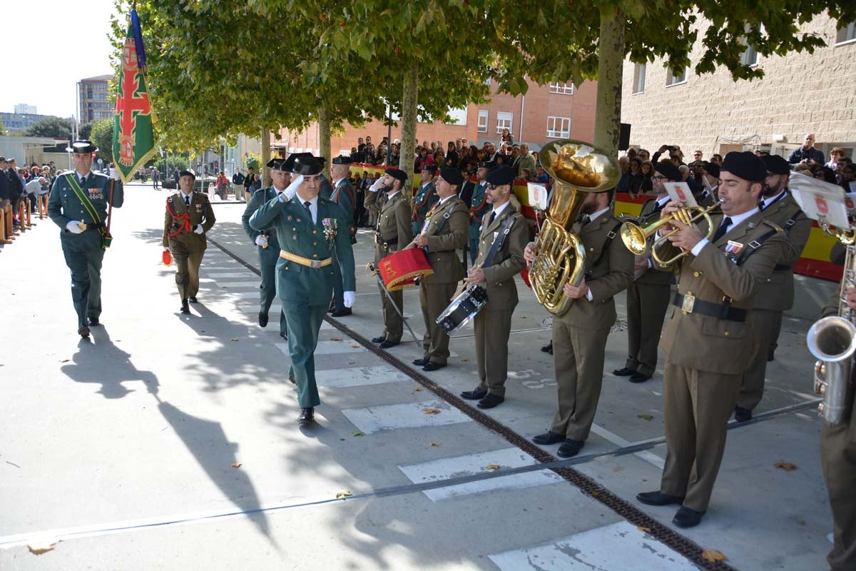 La casa cuartel de la Guardia Civil en Burgos acoge los actos del día de la patrona del cuerpo.