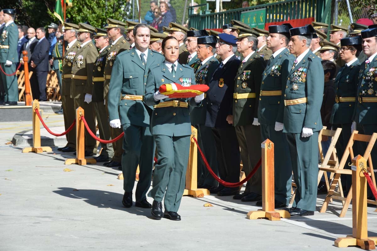 La casa cuartel de la Guardia Civil en Burgos acoge los actos del día de la patrona del cuerpo.
