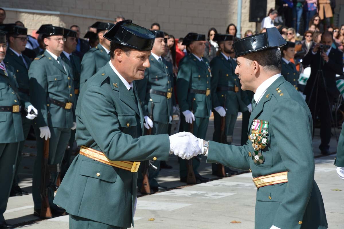 La casa cuartel de la Guardia Civil en Burgos acoge los actos del día de la patrona del cuerpo.