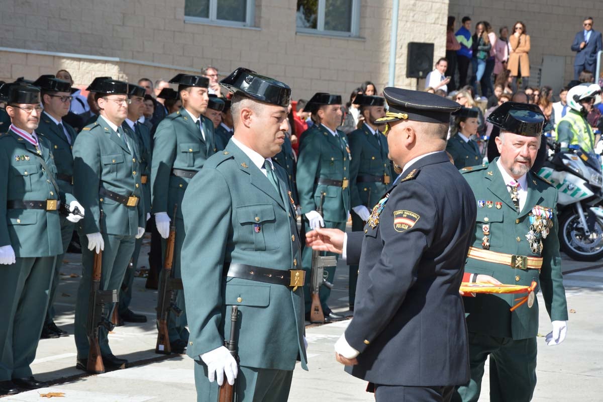 La casa cuartel de la Guardia Civil en Burgos acoge los actos del día de la patrona del cuerpo.
