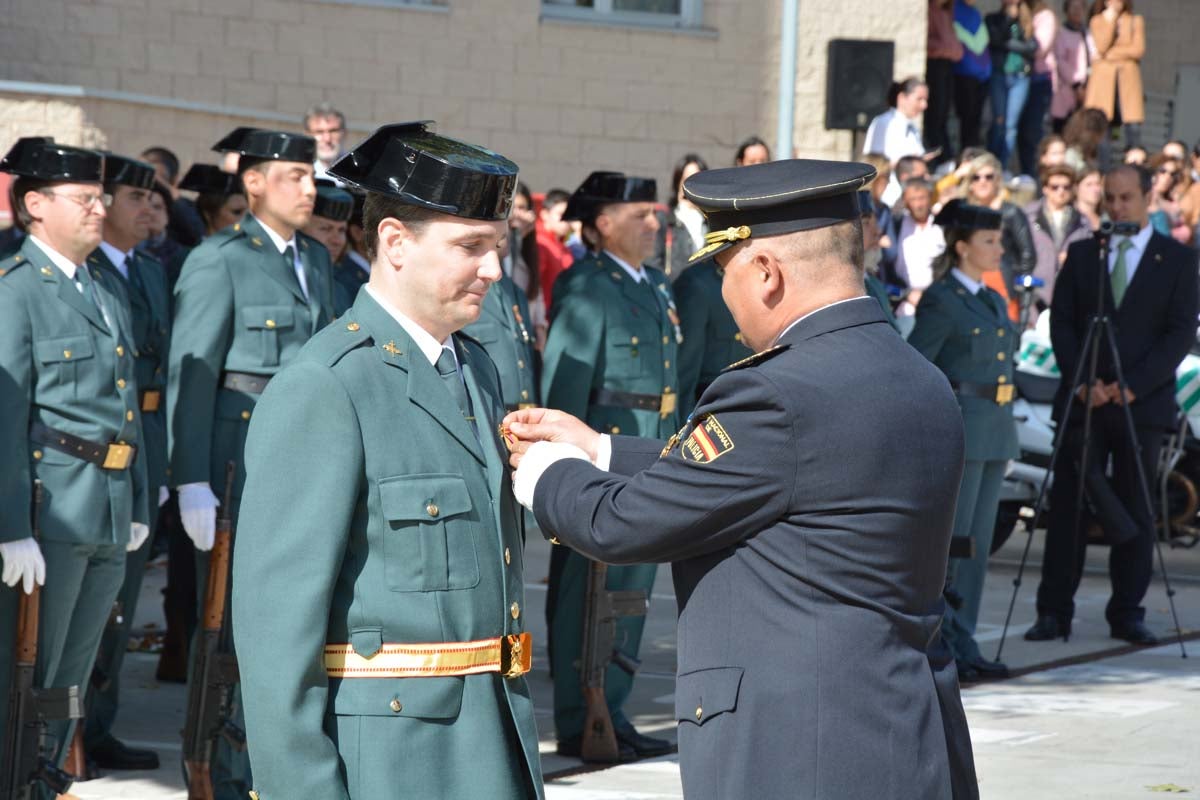 La casa cuartel de la Guardia Civil en Burgos acoge los actos del día de la patrona del cuerpo.