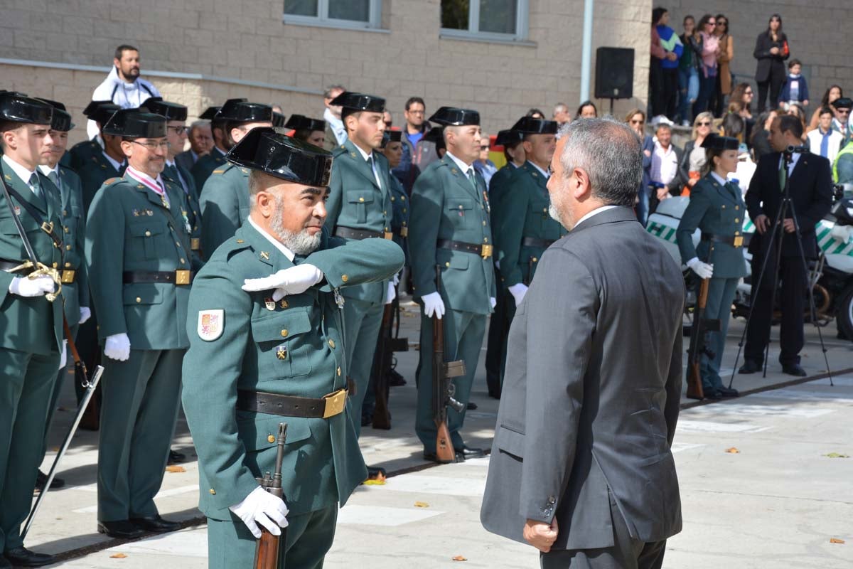 La casa cuartel de la Guardia Civil en Burgos acoge los actos del día de la patrona del cuerpo.