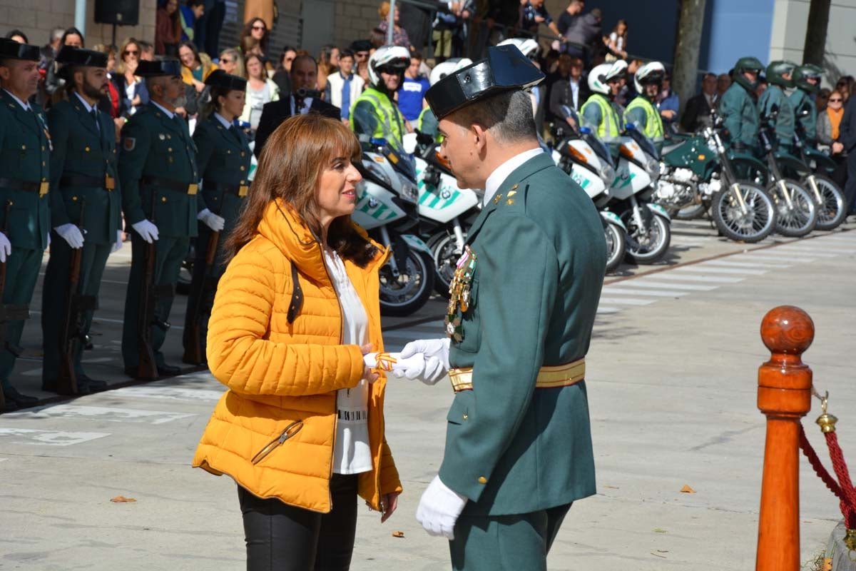 La casa cuartel de la Guardia Civil en Burgos acoge los actos del día de la patrona del cuerpo.