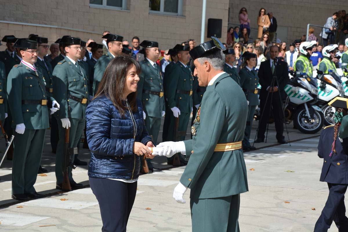 La casa cuartel de la Guardia Civil en Burgos acoge los actos del día de la patrona del cuerpo.