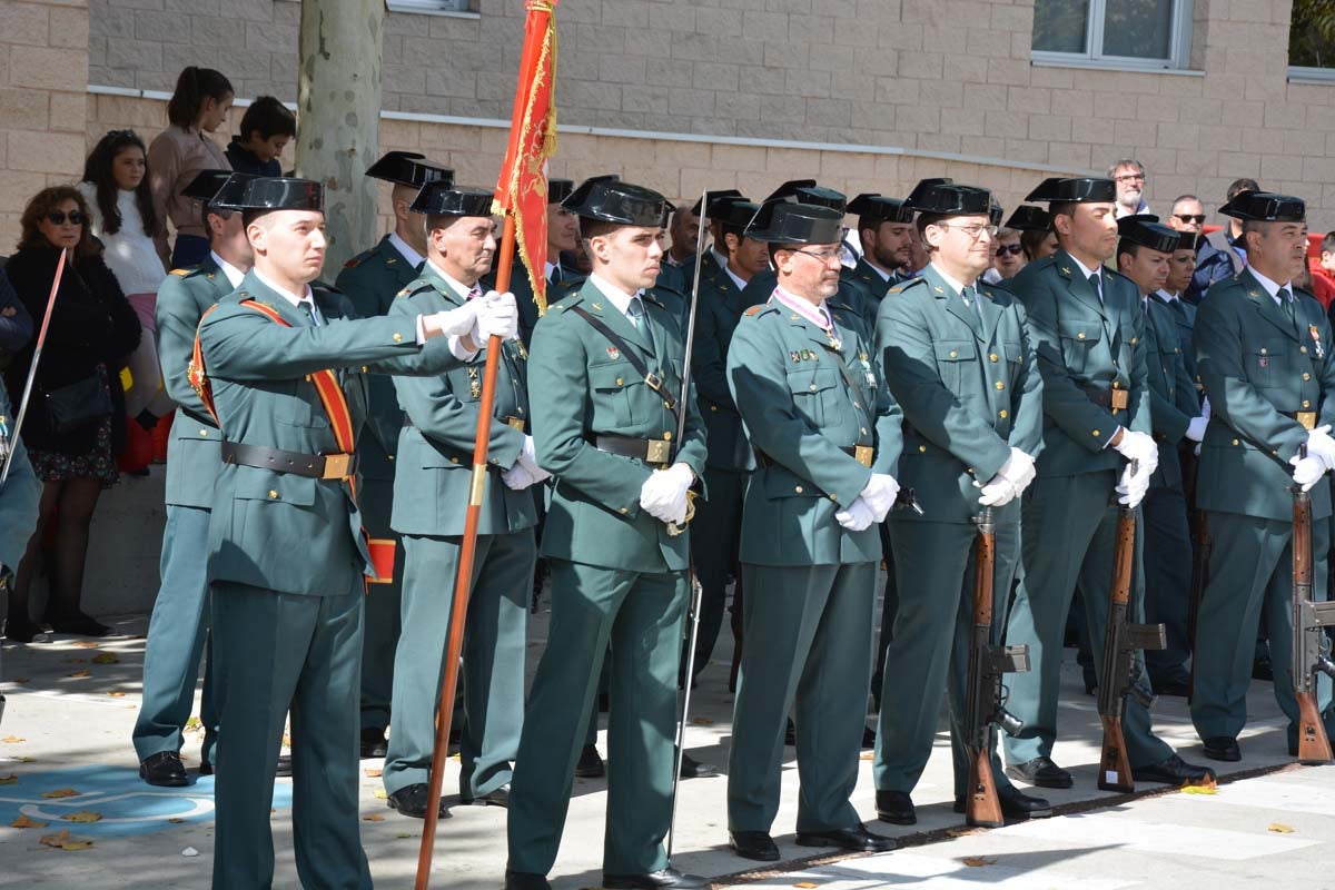 La casa cuartel de la Guardia Civil en Burgos acoge los actos del día de la patrona del cuerpo.