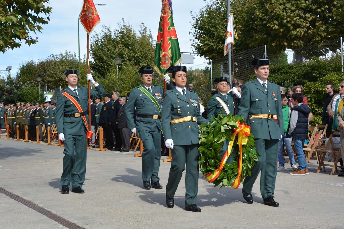 La casa cuartel de la Guardia Civil en Burgos acoge los actos del día de la patrona del cuerpo.