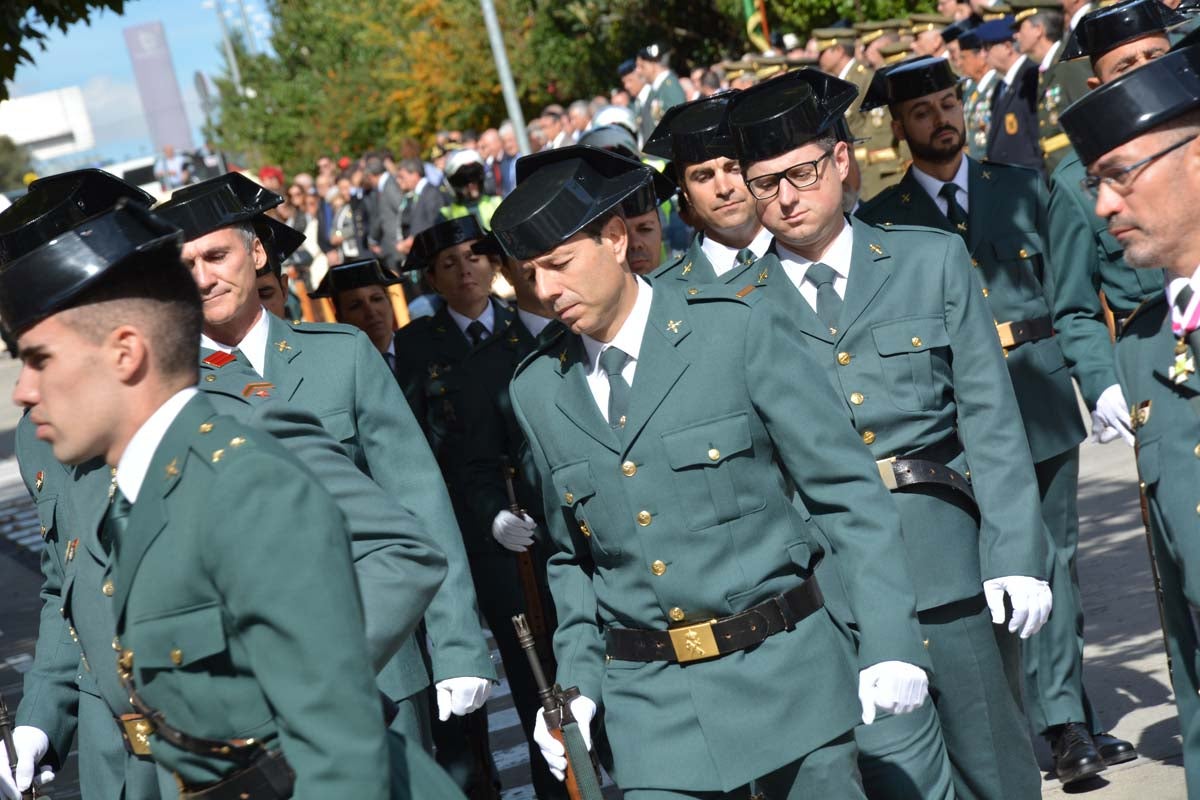 La casa cuartel de la Guardia Civil en Burgos acoge los actos del día de la patrona del cuerpo.