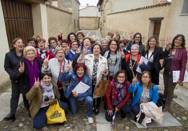 Clausura del la jornada del Día Internacional de la Mujer Rural que se ha celebrado en Urueña. 