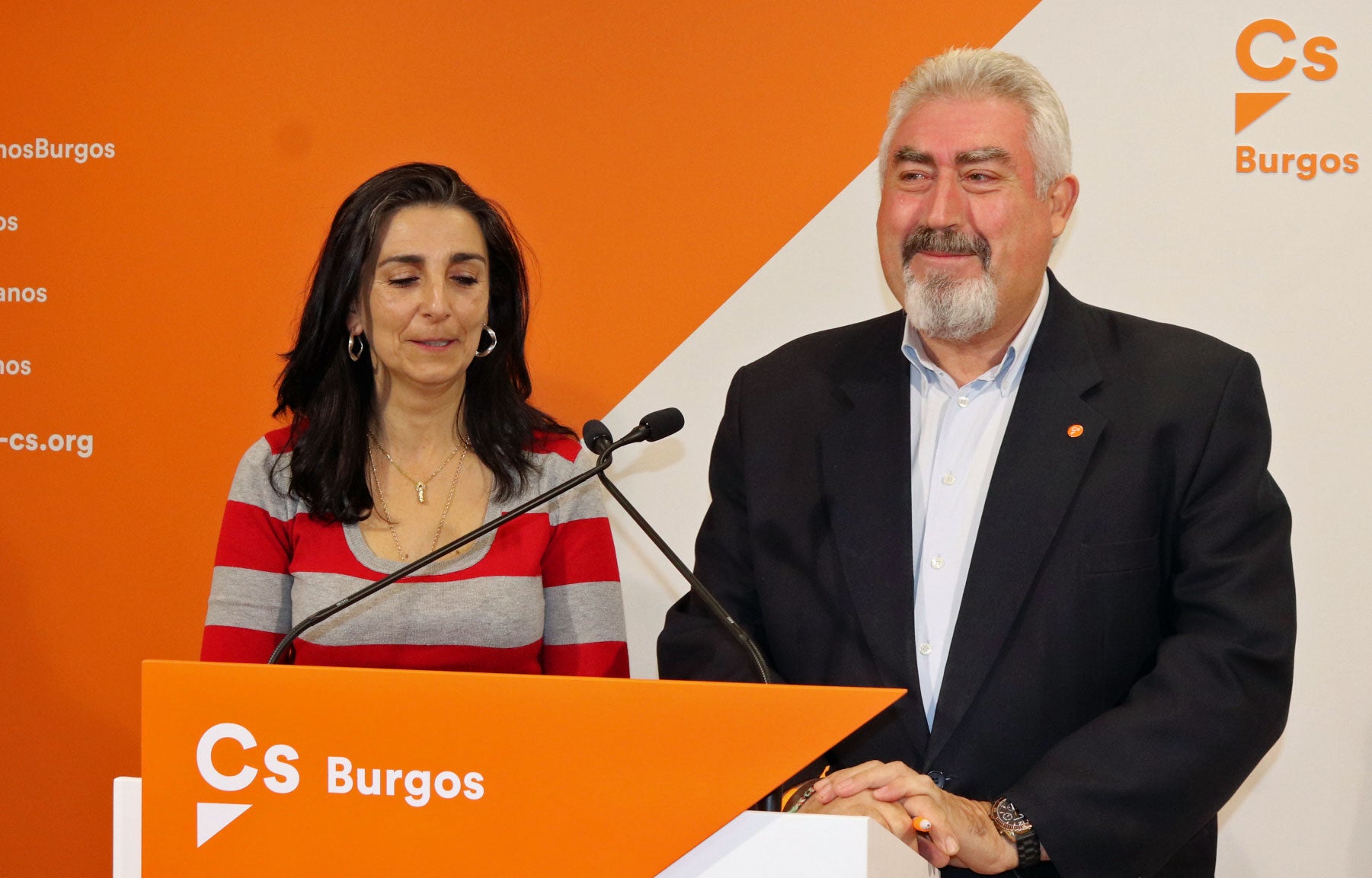 Gloria Bañeres y José Ignacio Delgado exigen a la Junta medidas para mejorar la competitividad de la industria burgalesa. 