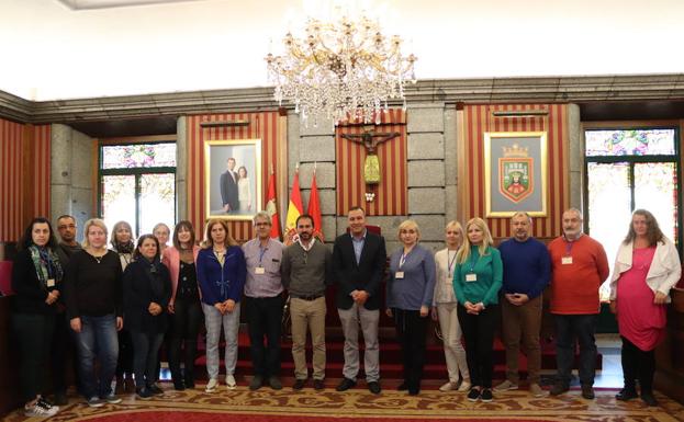 Grupo de profesores que participan en el proyecto de Erasmus+