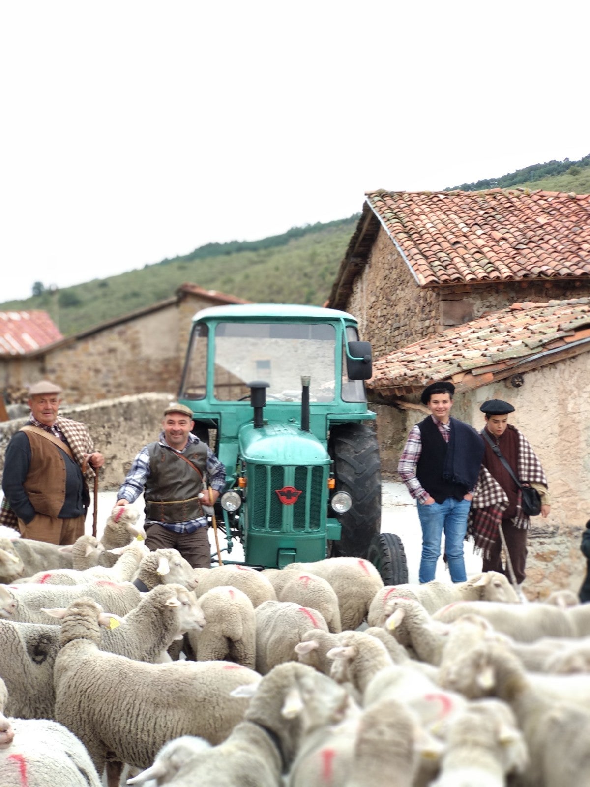 Tolbaños de Arriba recrea el momento de la trashumancia