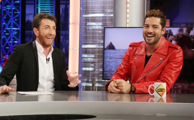 Bisbal con Pablo Motos en 'El Hormiguero'. 