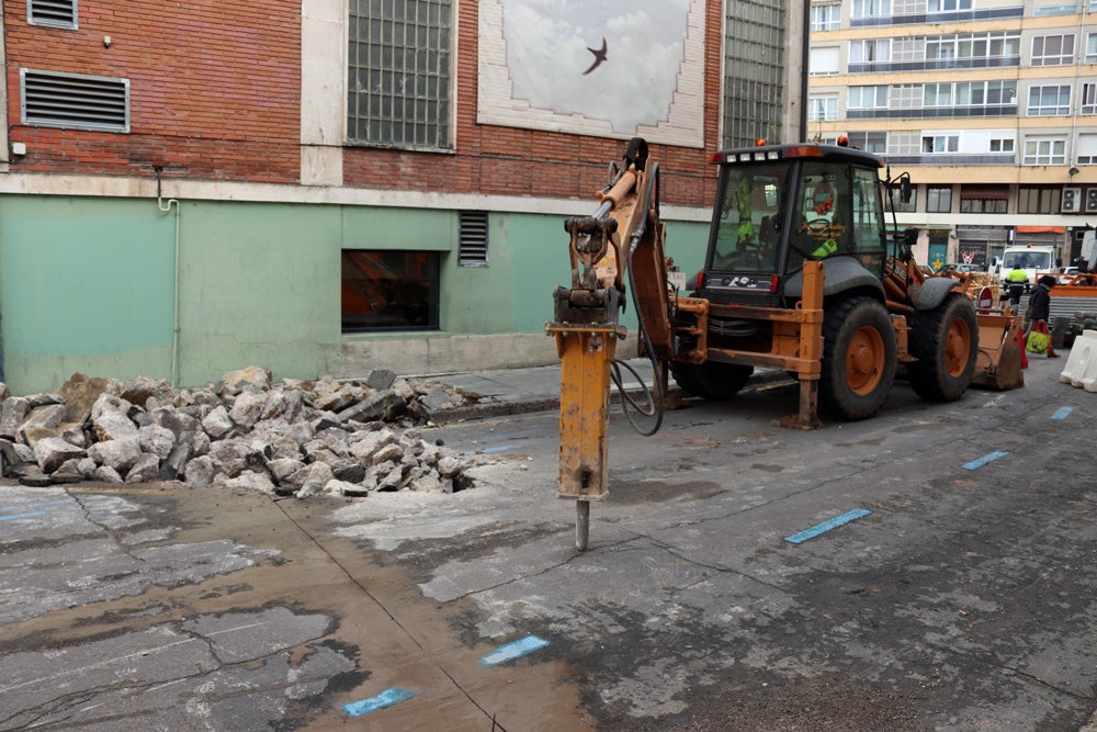 Fotos: Inicio de las obras en Hortelanos