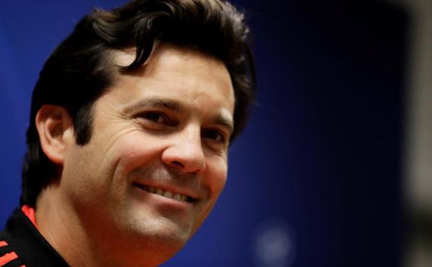 Santiago Solari, entrenador del Real Madrid. 