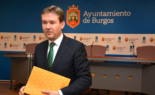 Javier Lacalle, alcalde de Burgos. 