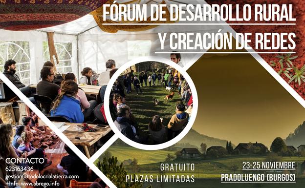 El Fórum de Desarrollo Rural de Pradoluengo, al completo