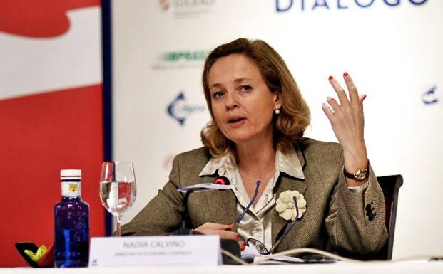 La ministra de Economía, Nadia Calviño.