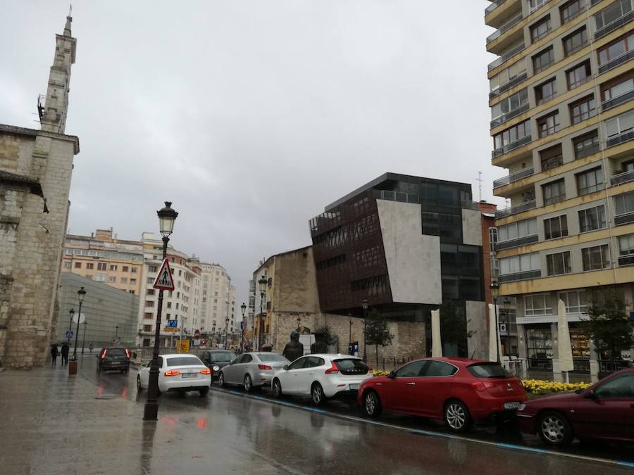 La lluvia llega a Burgos y se quedará, al menos, una semana