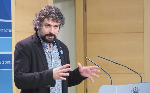 José Sarrión, procurador de Izquierda Unida en las Cortes de Castilla y León