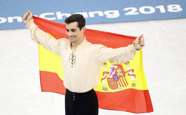 El patinador Javier Fernández. 