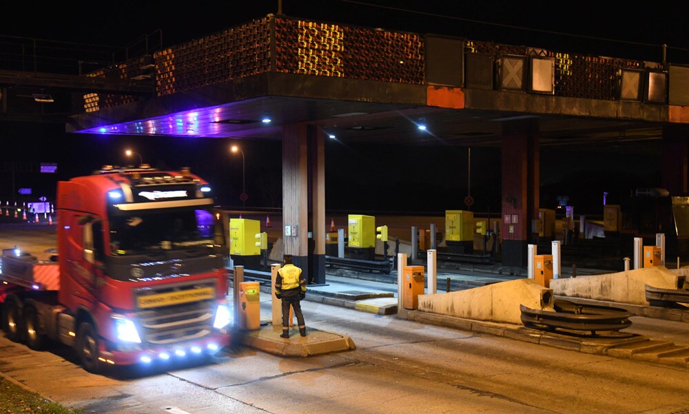 Fotos: Los vehículos pesados optan por la A-1