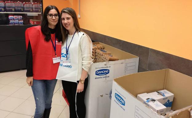 Voluntarias de Banco de Alimentos. 