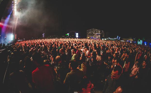 Público asistente durante una de las actuaciones de Sonorama Ribera 2018