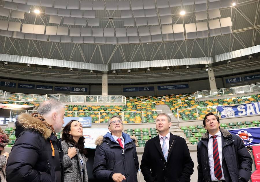 Las obras de mejora de la acústica del Coliseum finalizarán este fin de semana. Se han instalado más de 2.200 paneles por un importe de 105.000 euros