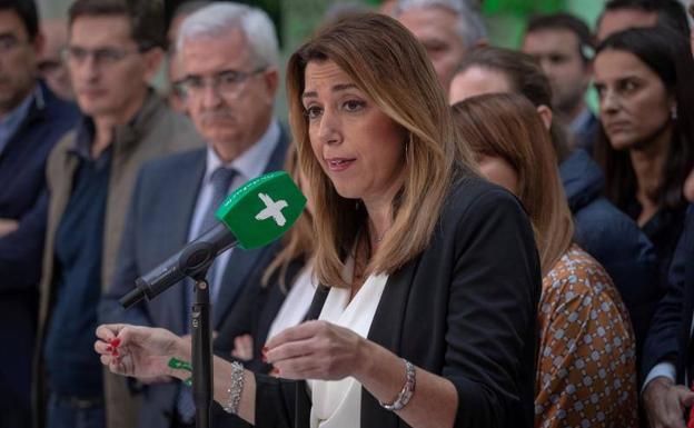 La presidenta de la Junta de Andalucía, Susana Díaz.