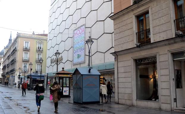 Calle Constitución de Valladolid, donde se han producido los hechos. 