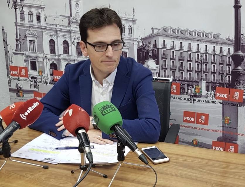 El portavoz del PSOE, Pedro Herrero. 