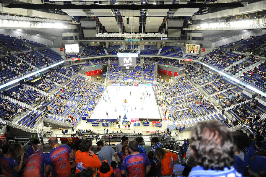 Cientos de aficionados burgaleses vuelven a desplazarse en masa al WiZink Center de Madrid para apoyar al San Pablo