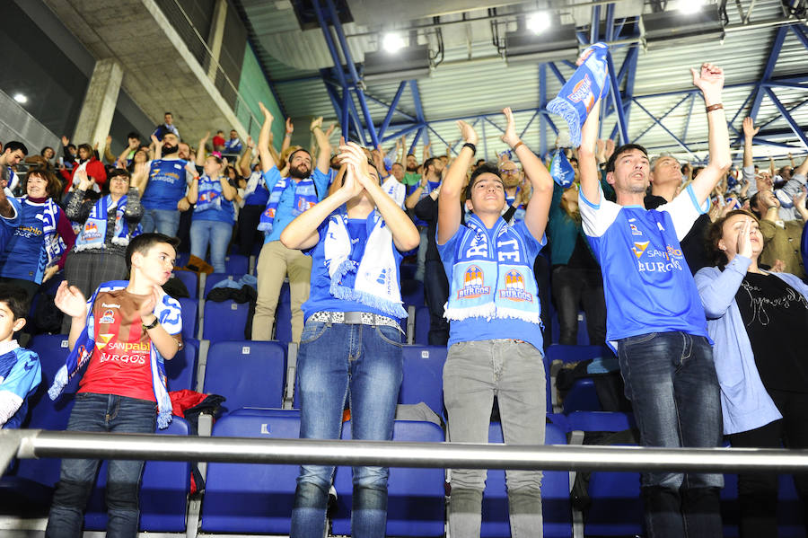 Cientos de aficionados burgaleses vuelven a desplazarse en masa al WiZink Center de Madrid para apoyar al San Pablo