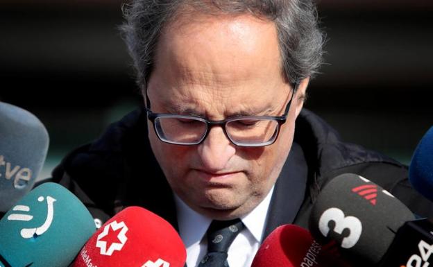 El presidente de la Generalitat, Quim Torra. 