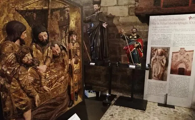 La exposición 'Santiago, el peregrino de Burgos' supera los 2.000 visitantes en la Real y Antigua de Gamonal