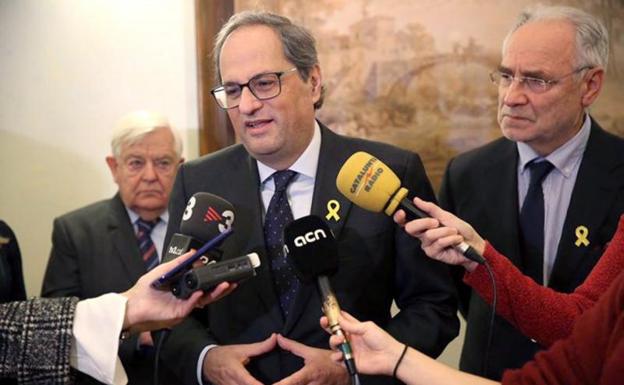 El presidente de la Generalitat, Quim Torra. 