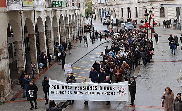La manifestación ha recorrido las calles del centro de la ciudad