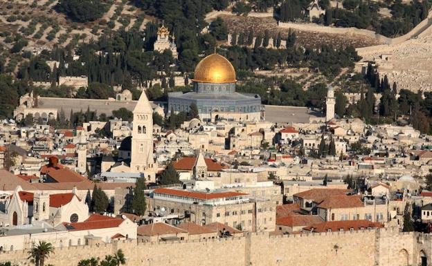 Vista del barrio judío de Jerusalén. 