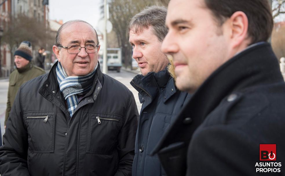 Antonio Fernández Santos, Javier Lacalle y Daniel de la Rosa