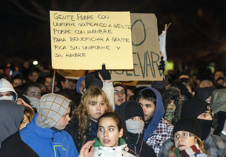 Fotos: Imágenes de los disturbios de Gamonal ocurridos en enero de 2014