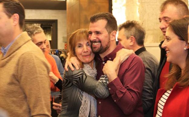 Luis Tudanca, secretario general del PSOE de Castilla y León, ha estado en Burgos en un acto con simpatizantes. 