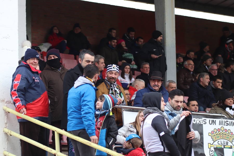 Los burgalesistas han disfrutado de la victoria de su equipo por dos goles a cero frente a la Ponferradina.