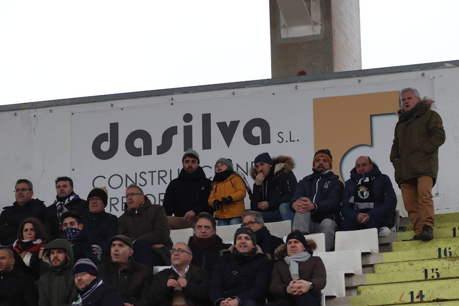 Los burgalesistas han disfrutado de la victoria de su equipo por dos goles a cero frente a la Ponferradina.