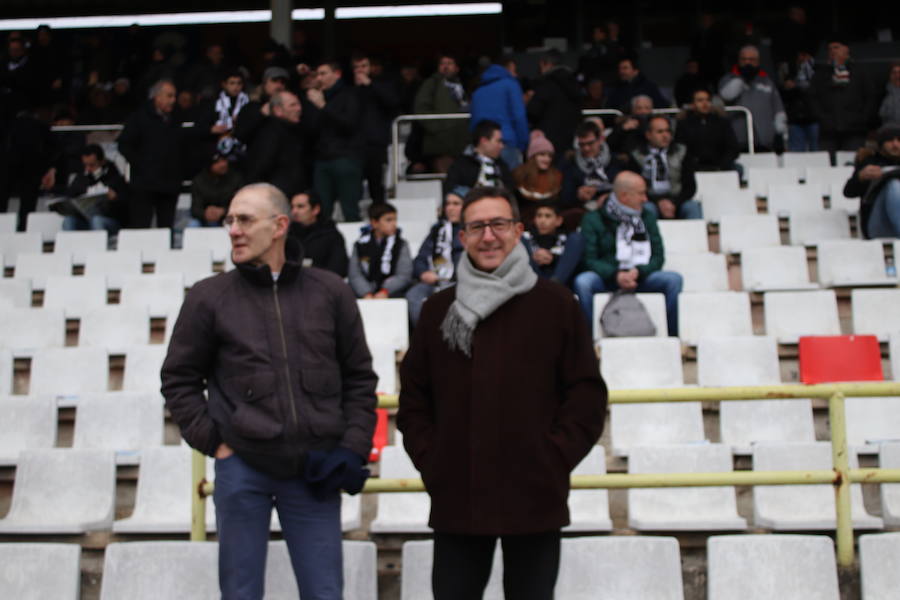 Los burgalesistas han disfrutado de la victoria de su equipo por dos goles a cero frente a la Ponferradina.