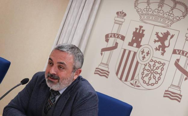 El subdelegado del Gobierno en Burgos, Pedro de la Fuente, ha valorado los presupuestos. 