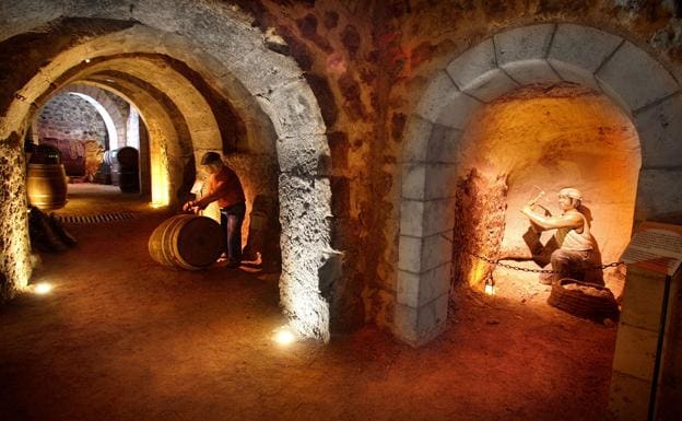 Bodega subterránea de Las Ánimas, en Aranda de Duero. 