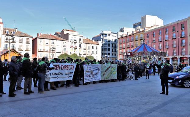 La Plataforma para la reapertura del tren directo Madrid-Aranda-Burgos, premiada en la edición de 2018. 