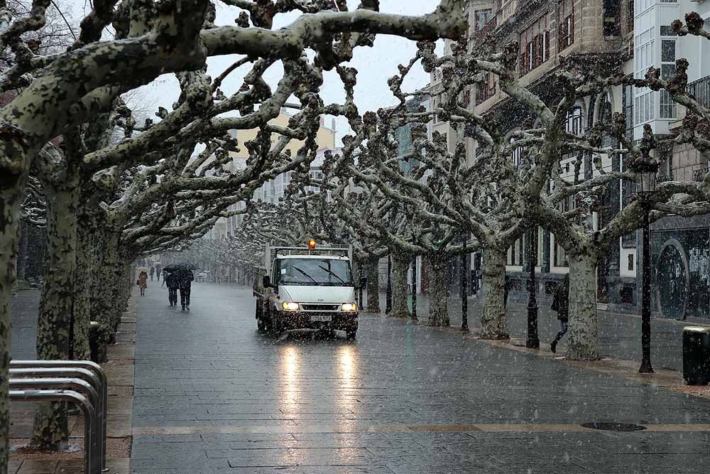 Fotos: Llegan los primeros copos de nieve a Burgos