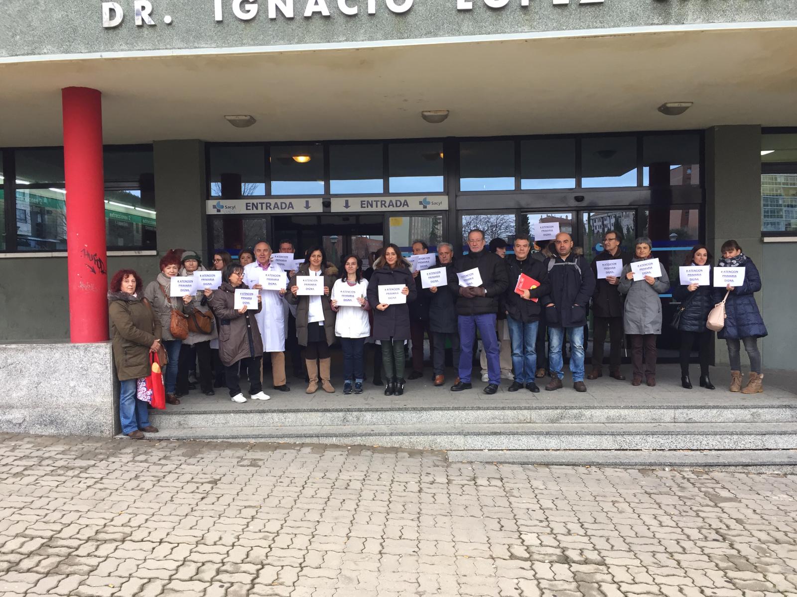 La movilización se ha secundado también en el resto de centros de salud de Burgos